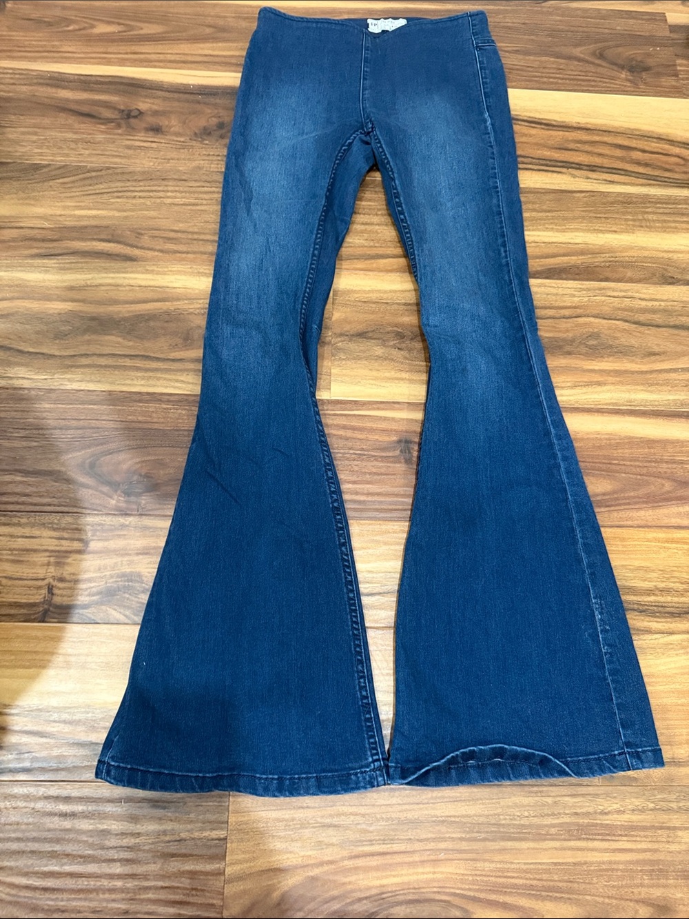 Free People Dark Blue Flare Jeans